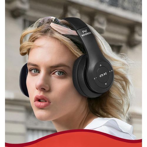 Music Pioneer P47 Bluetooth5.0 Casque Stéréo Sans Fil HIFI écouteur_2