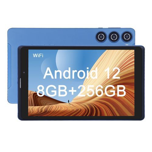 C Idea 8 Pouces Android 12 Sim 256 GO ROM Tablette avec Boîtier Clavier CM835 Bleu_2