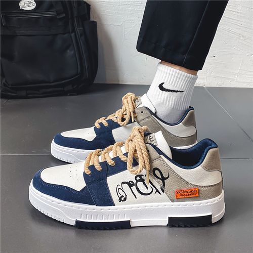 Fashion Baskets Tendance Pour Homme - Blanc (Pointure disponible 39,40,41,42,43 et 44)_3