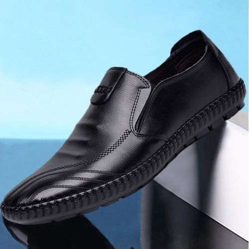 Fashion Mocassin Chaussures En Cuir Pour Hommes - Noir (Pointure disponible 41,42,43 et 44)_0