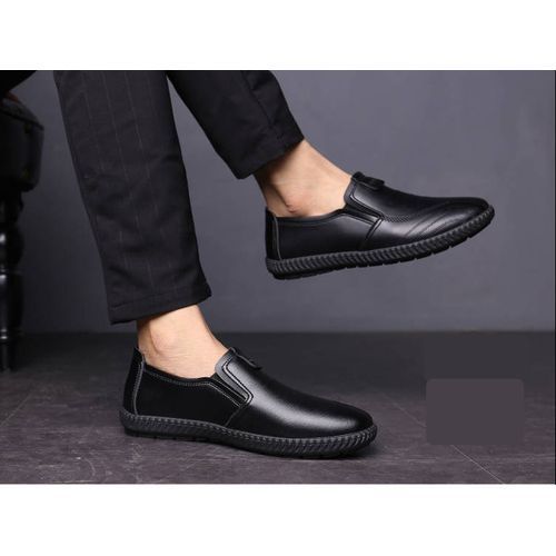 Fashion Mocassin Chaussures En Cuir Pour Hommes - Noir (Pointure disponible 41,42,43 et 44)_2