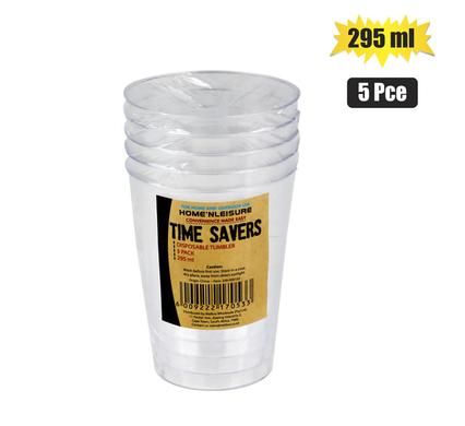 PICNIC DISPOSABLE TUMBLER 295ml 5 PIECES _0