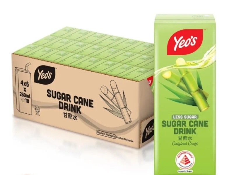 YEO'S SUGARCANE 4 X 6X250ML_0