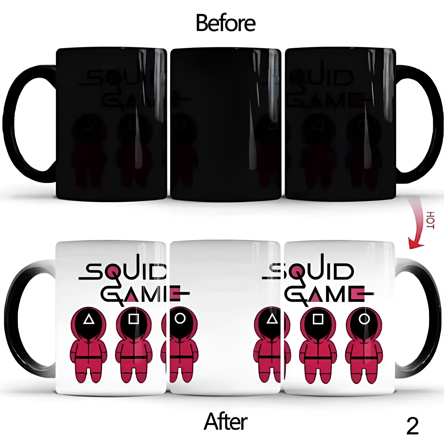 Squid Game, Color Changing Magic Mug, Available In 5 Designs_1