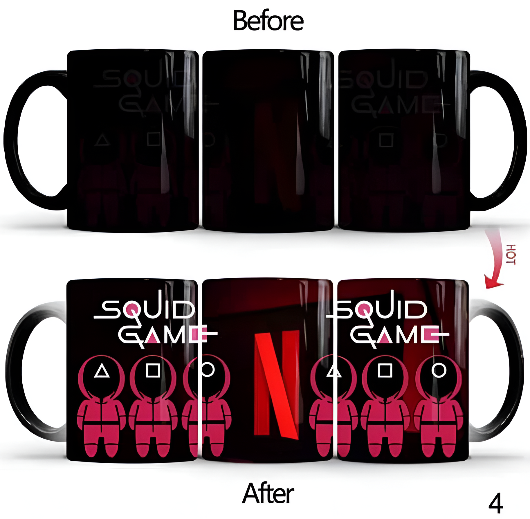 Squid Game, Color Changing Magic Mug, Available In 5 Designs_3