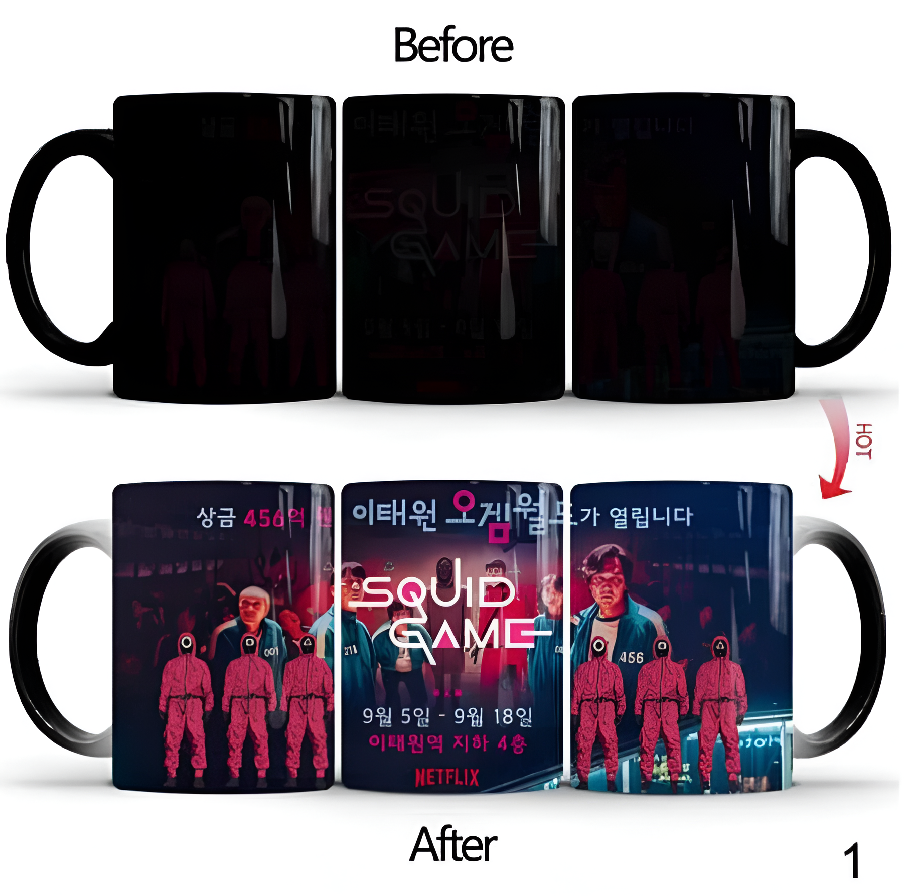 Squid Game, Color Changing Magic Mug, Available In 5 Designs_4