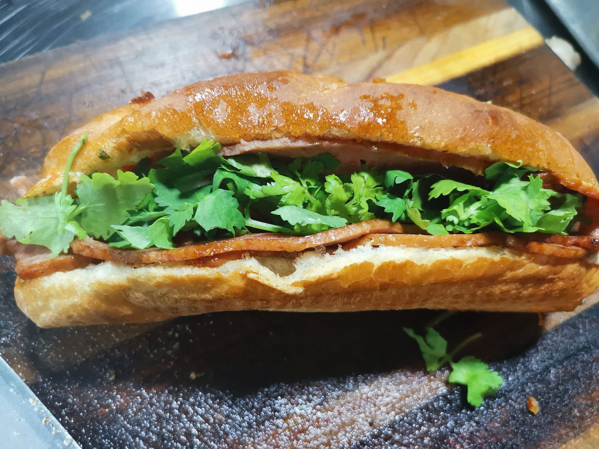 Smoked Chicken Ham Banh Mi_0