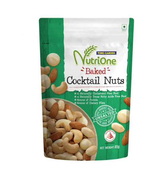 Nutrione Baked Cocktail Nuts (Unsalted) (85 g)_0