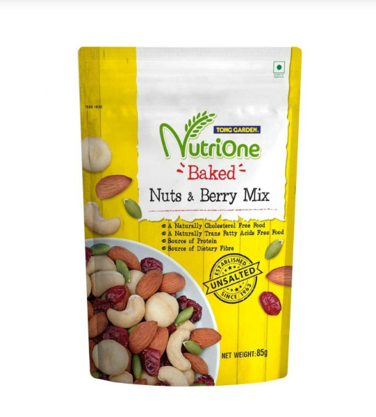 Nutrione Baked Nuts & Berry Mix (Unsalted) ( 85g )_0