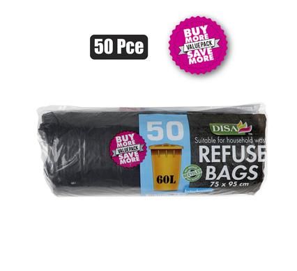  REFUSE BAG BLACK 50PC 750x950mm_0