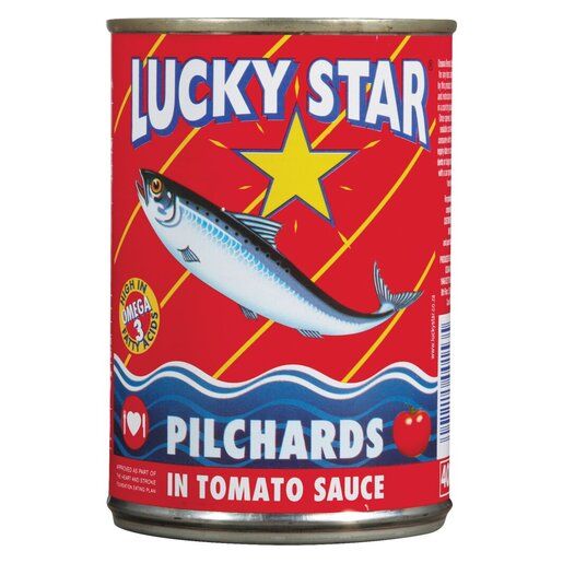 Lucky Star Pilchards in Tomato Sauce 400g_0