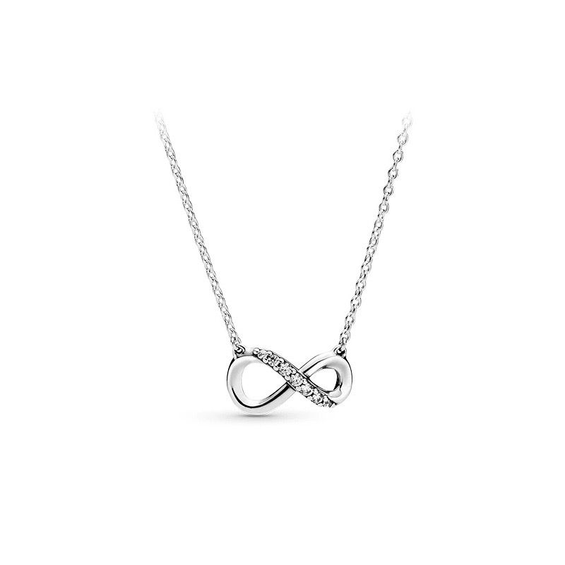 Sparkling infinity collier necklace _0