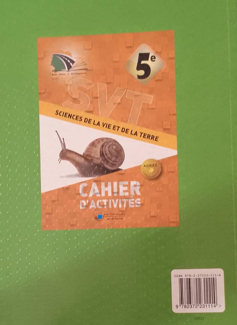 6ieme SVT Cahier d’activité - Les Classiques Ivoiriens_1