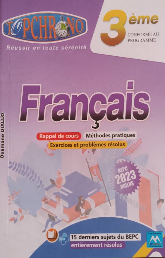 TOP CHRONO Français 3ieme (Editions Matrice)_0