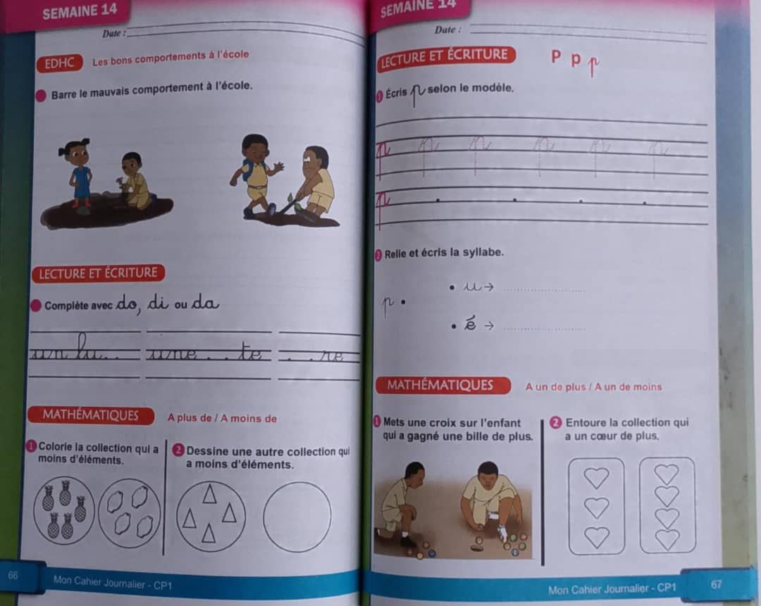 MON CAHIER JOURNALIER CP1 (Editions Matrice)_2