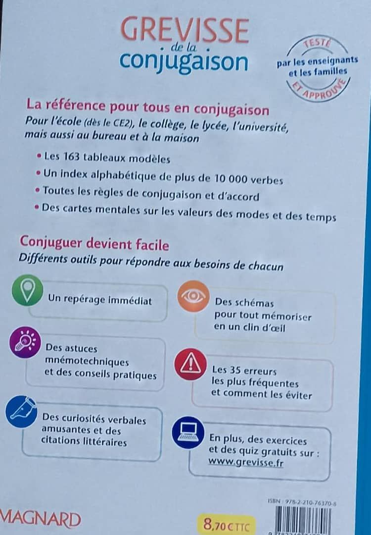 (Langue Française) Grevisse de la Conjugaison - (Magnard)_1