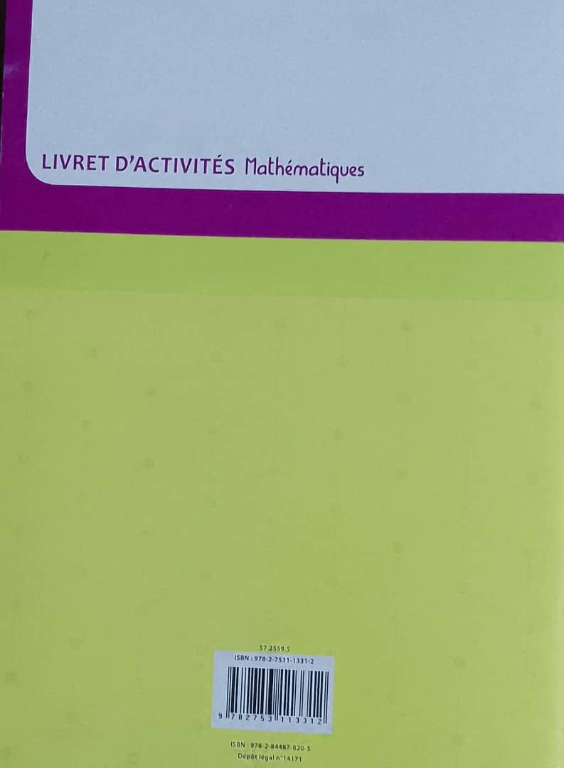 Mathematiques (Livret d’activités) - 4ieme_1