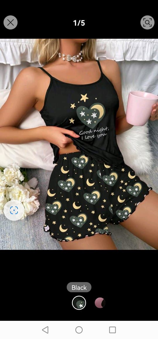 Conjunto de pijama feminino _1