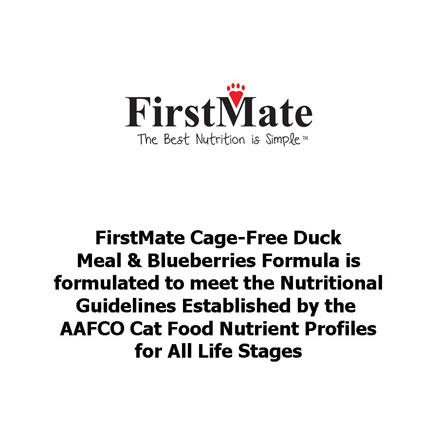 FirstMate Cage Free Duck with Blueberries for Cats_3