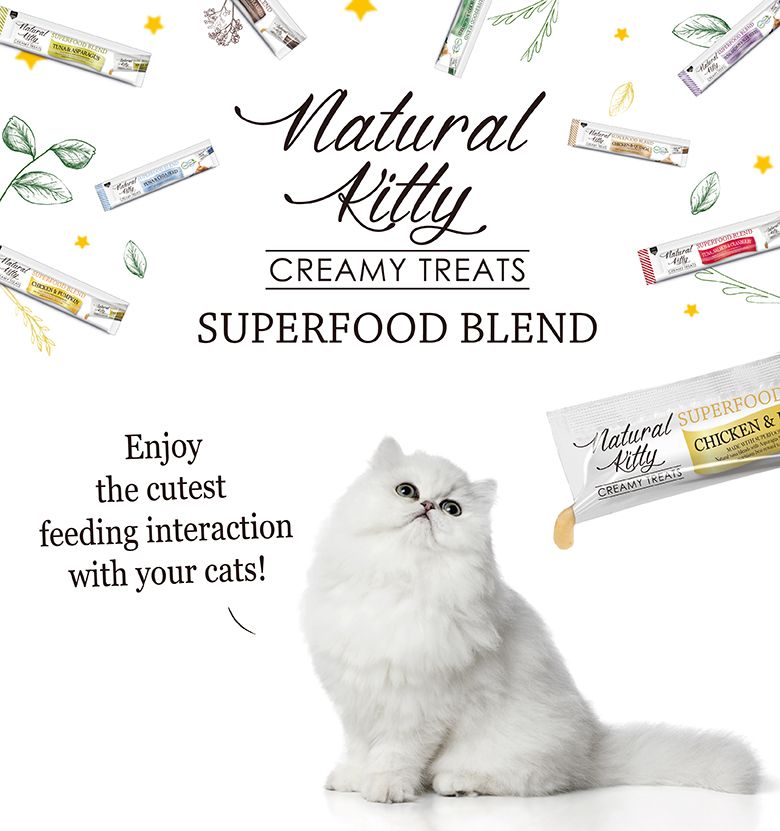 Natural Kitty Creamy Treats SUPERFOOD BLEND - Chicken with Seaweed_1