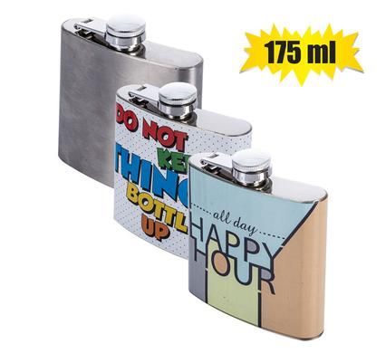 HIP FLASK S/S 175ML ASSTD_0