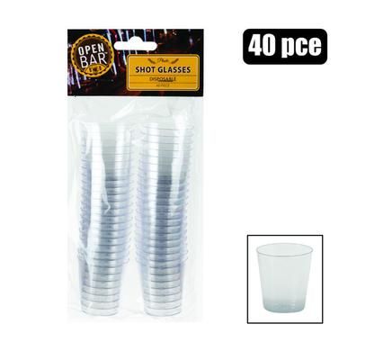 SHOT-GLASS PL DISPOSABLE 40 PIECES 30ML_0