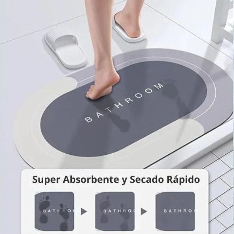 Alfombra Super Absorbente Para Baño_0