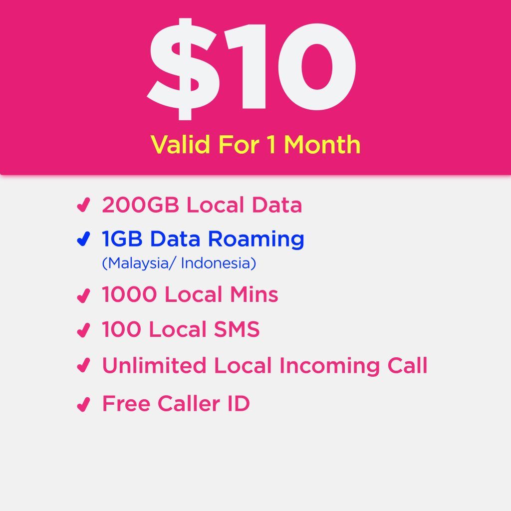 GEENET $10 200GB Data + 1GB Data Roaming + 1-Month Renewal Plan_0