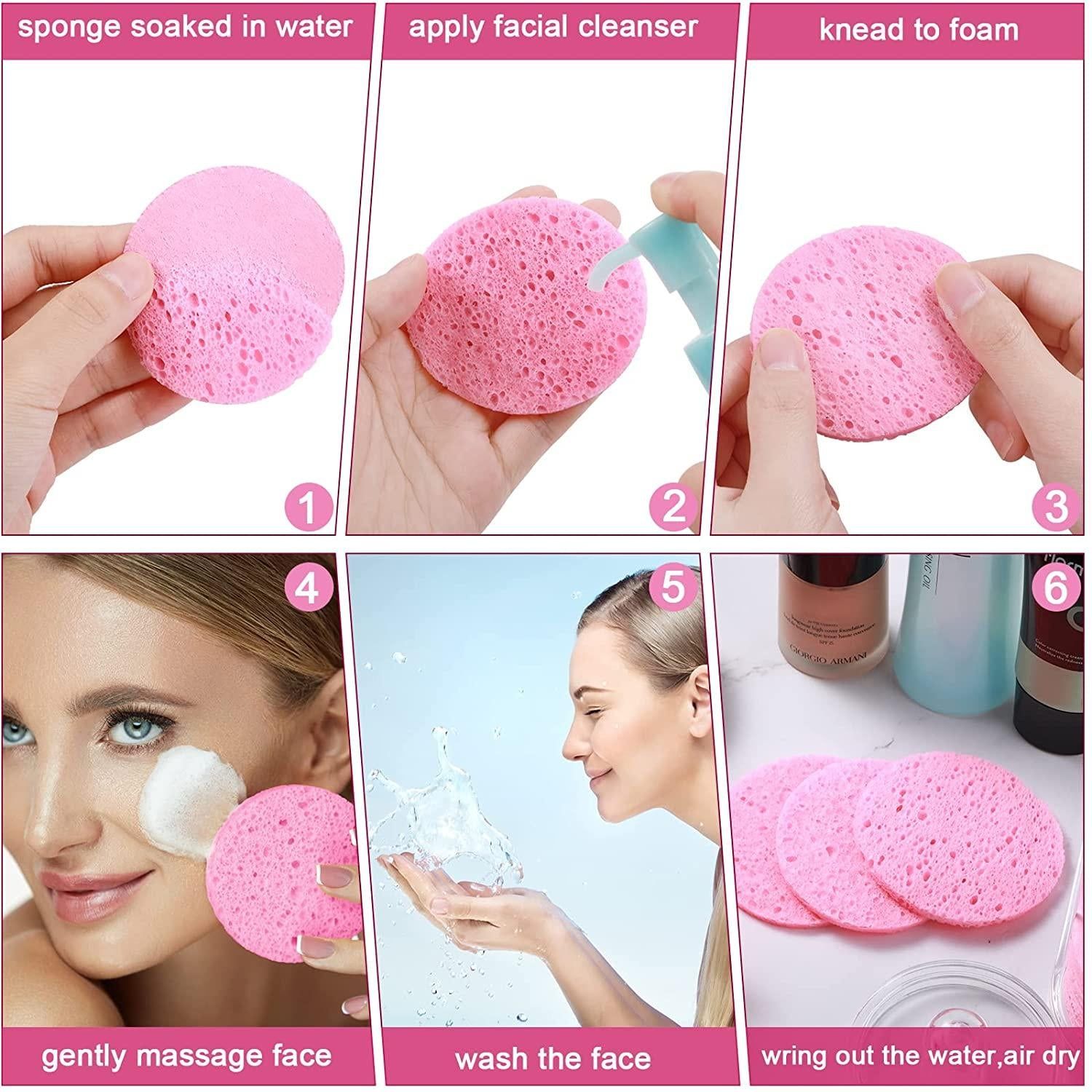 Facial Cleaning Sponge Set 2 PCS_1