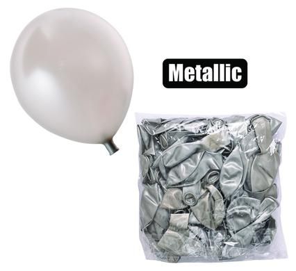 BALLOONS HELIUM METALLIC SILVER _0