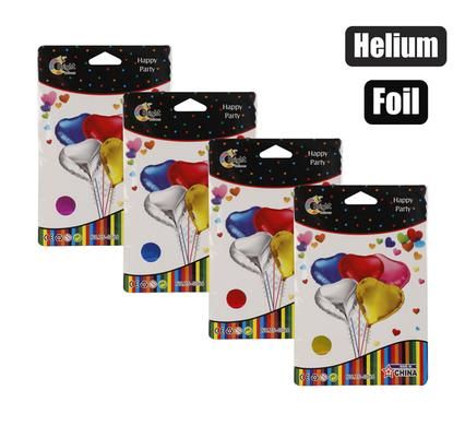 BALLOONS HELIUM FOIL HEART  (1 PACK) _0