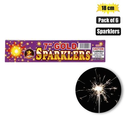 PARTY SPARKLERS 18cm PACK OF 6_0