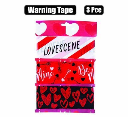 PARTY LOVE WARNING TAPE 3 PIECE_0