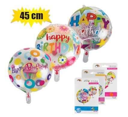 BALLOON CLEAR PRINT HBD ASSORTED 45cm_0