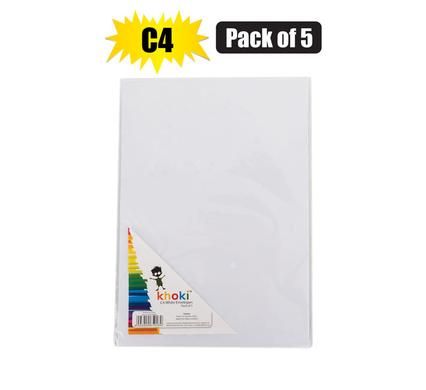 ENVELOPES WHITE 5 PACK  C4_0