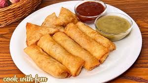 Springrolls, samosa_0