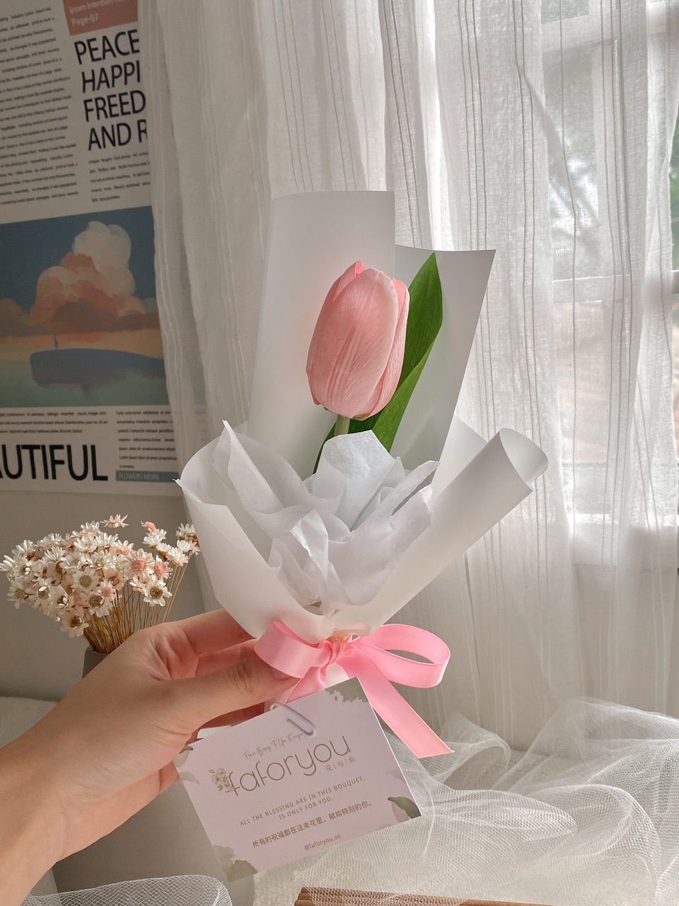 1 Stalk Artificial Tulip Bouquet_2