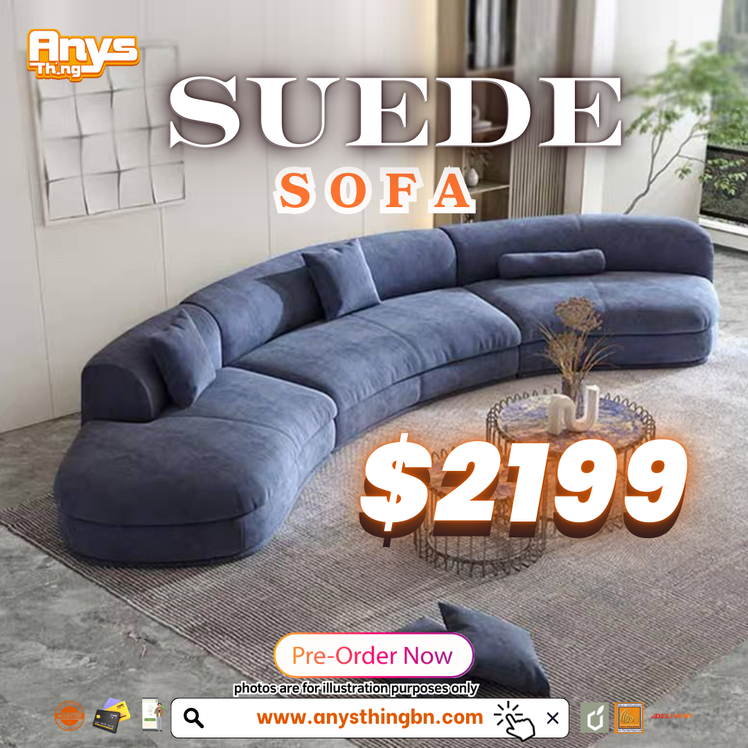 Suede Sofa_0