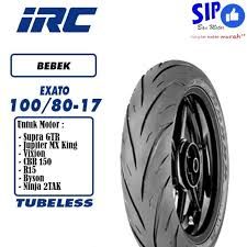 IRC BAN MOTOR 70/80-17 EXATO NR 88 TUBELESS_0