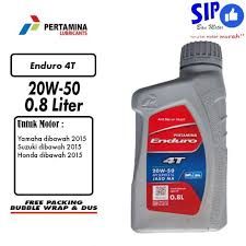 ENDURO OLI PERTAMINA 4T 20W50 0.8L (PCS)_0