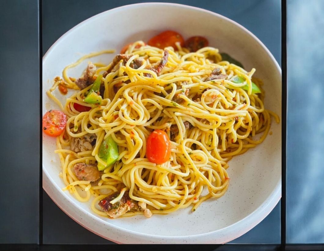 SPICY OILO BEEF SPAGHETTI _0