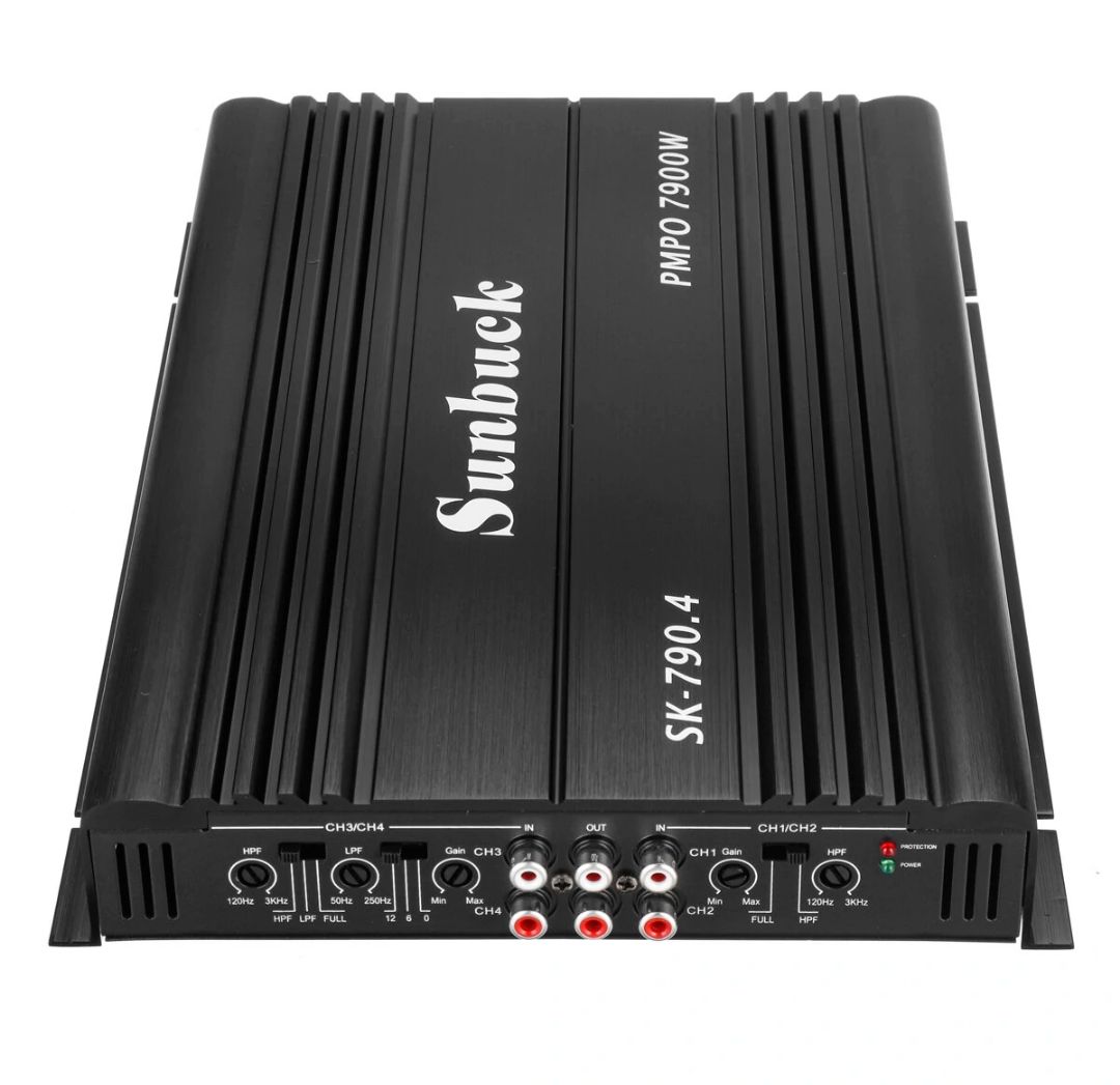 Amplificador Auto Sunbuck Sk-790.4 de 4 canais Subwoofer 7900w_6