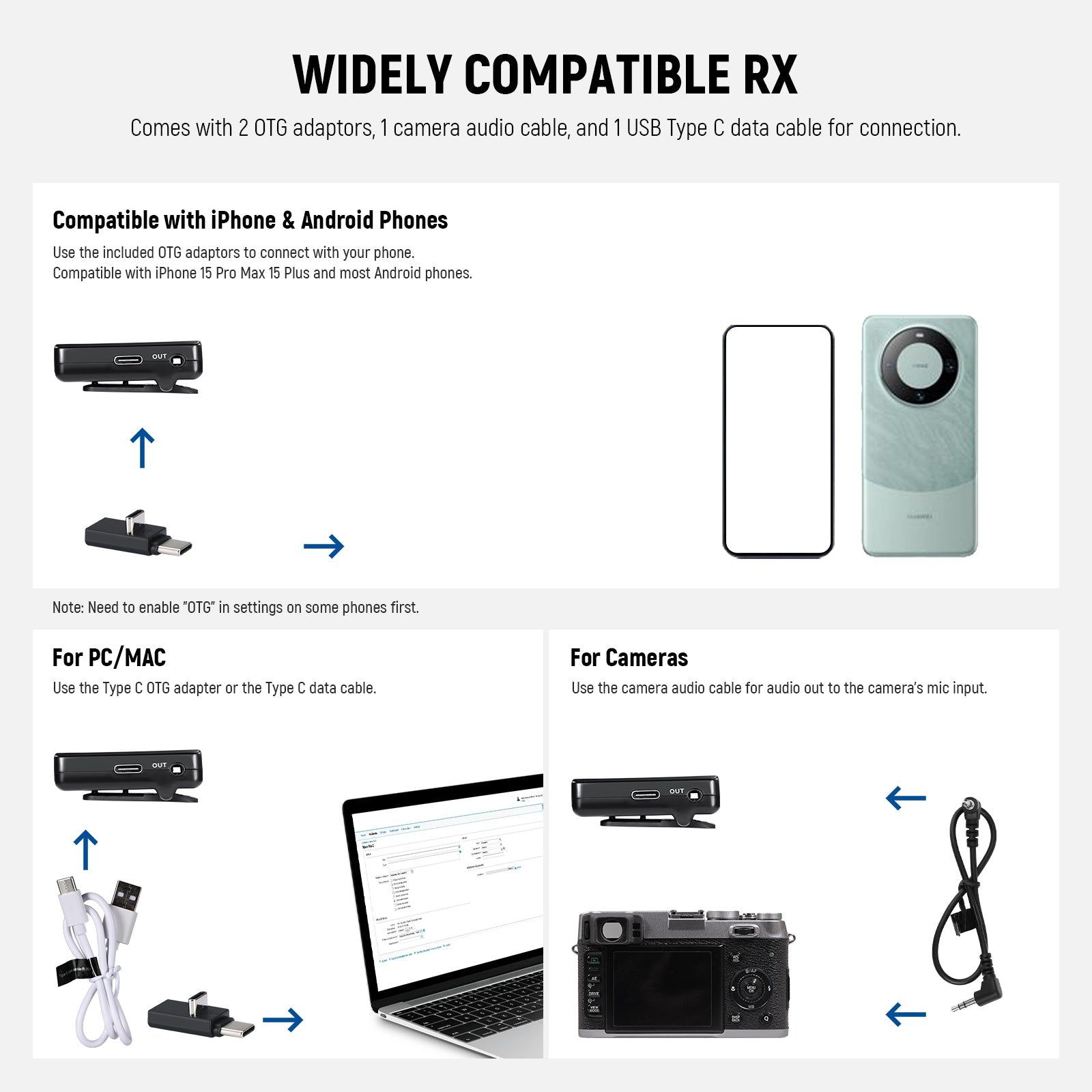 Kit 2 microfones lapela Neewer Cm28 com estojo de carregamento_6