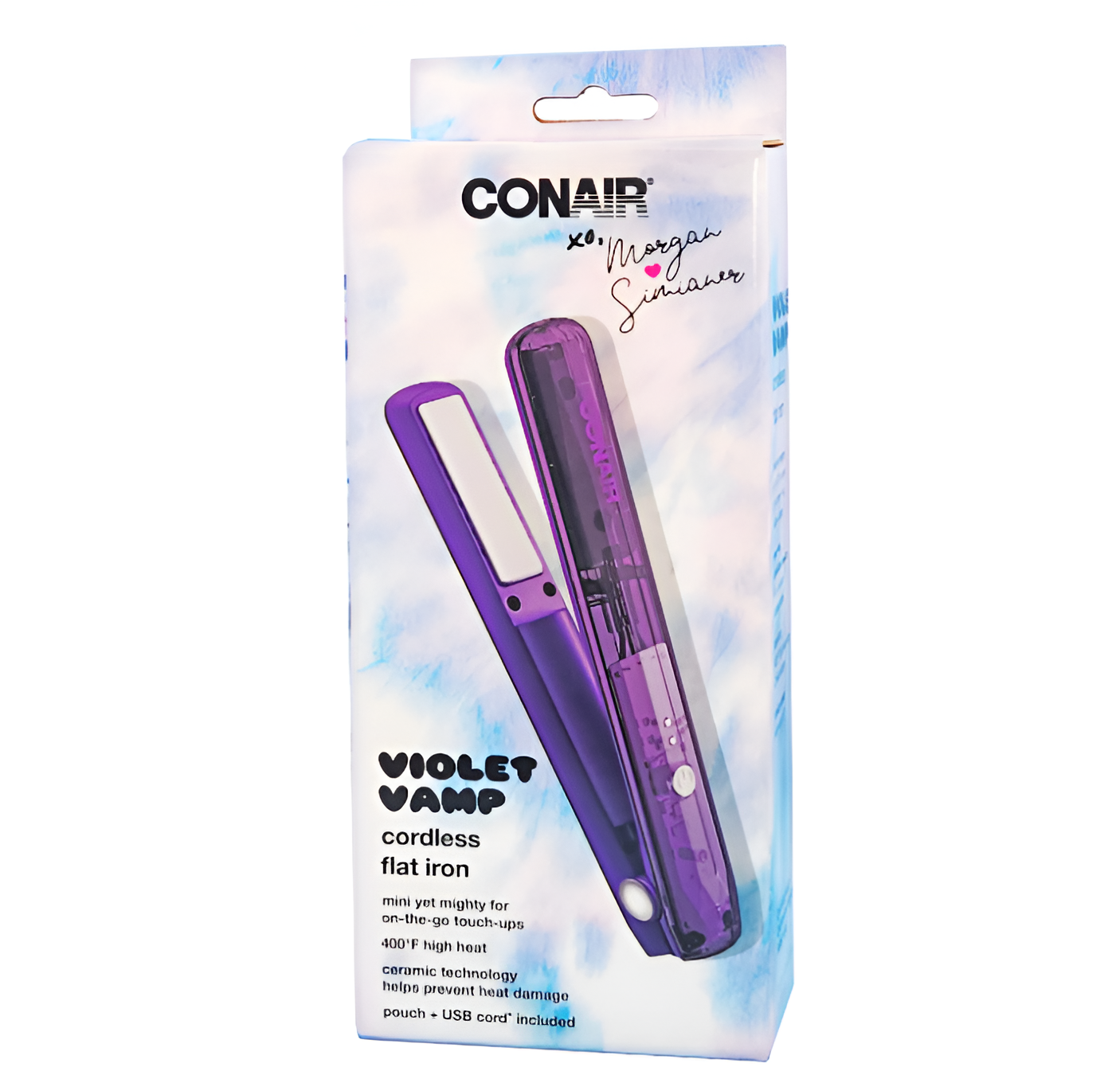 Conair Cordless Flat Iron - Violet Vamp_5