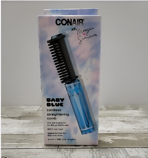 Conair Cordless Straightening Comb- Baby Blue_5