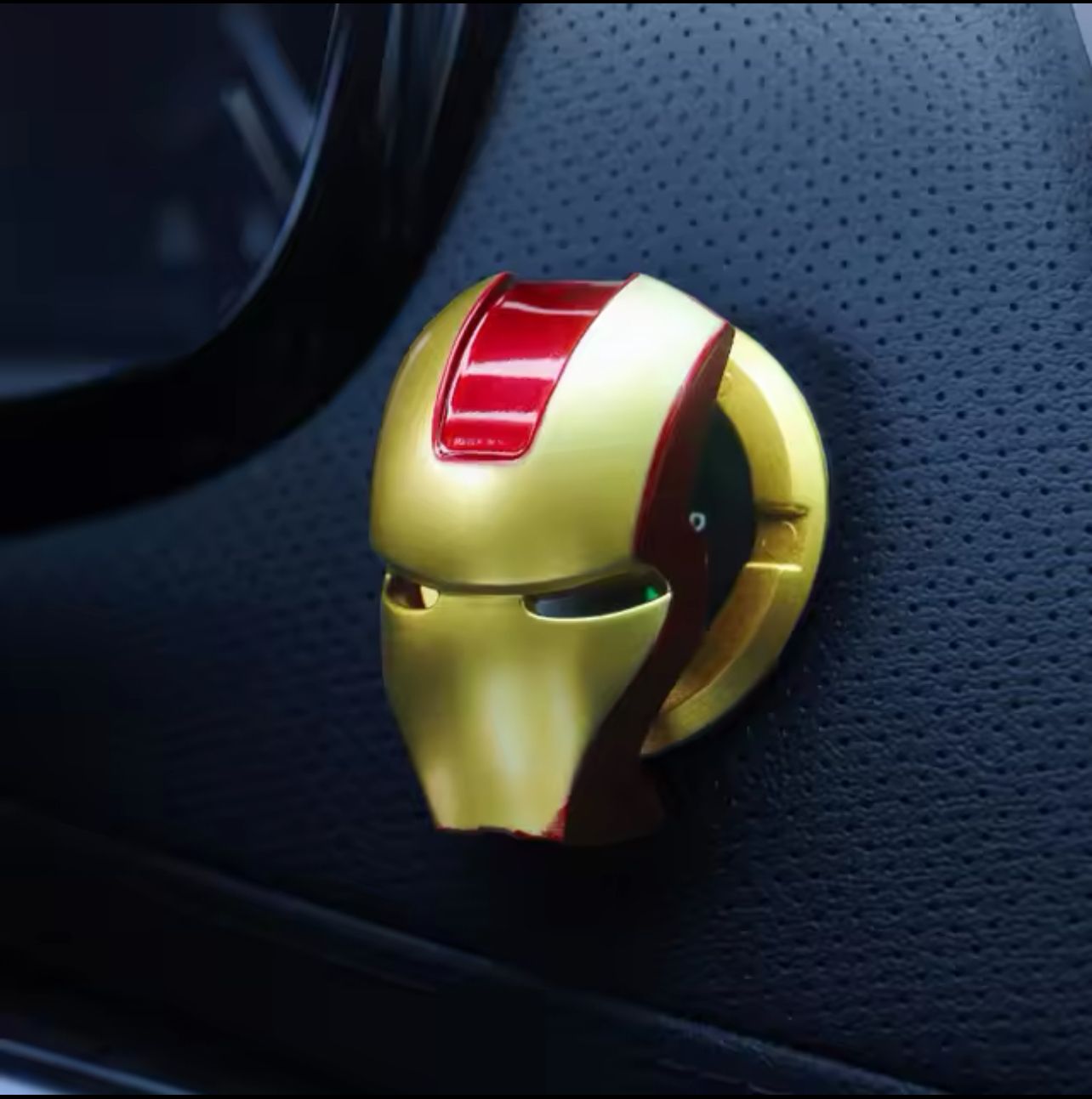 Autocollant Bouton de Démarrage - Casque d'Iron Man_3