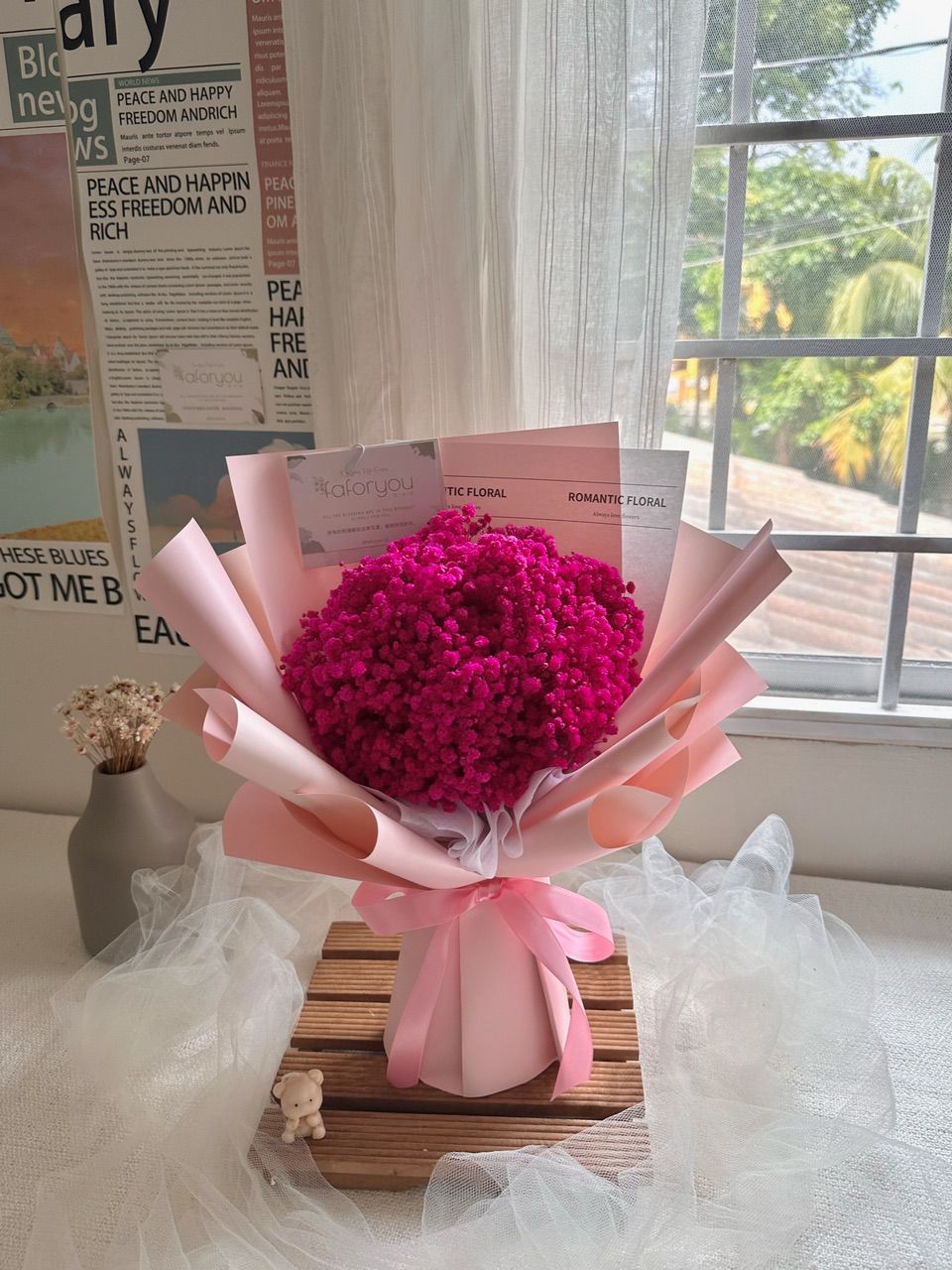 Dried Baby Breath Bouquet_0