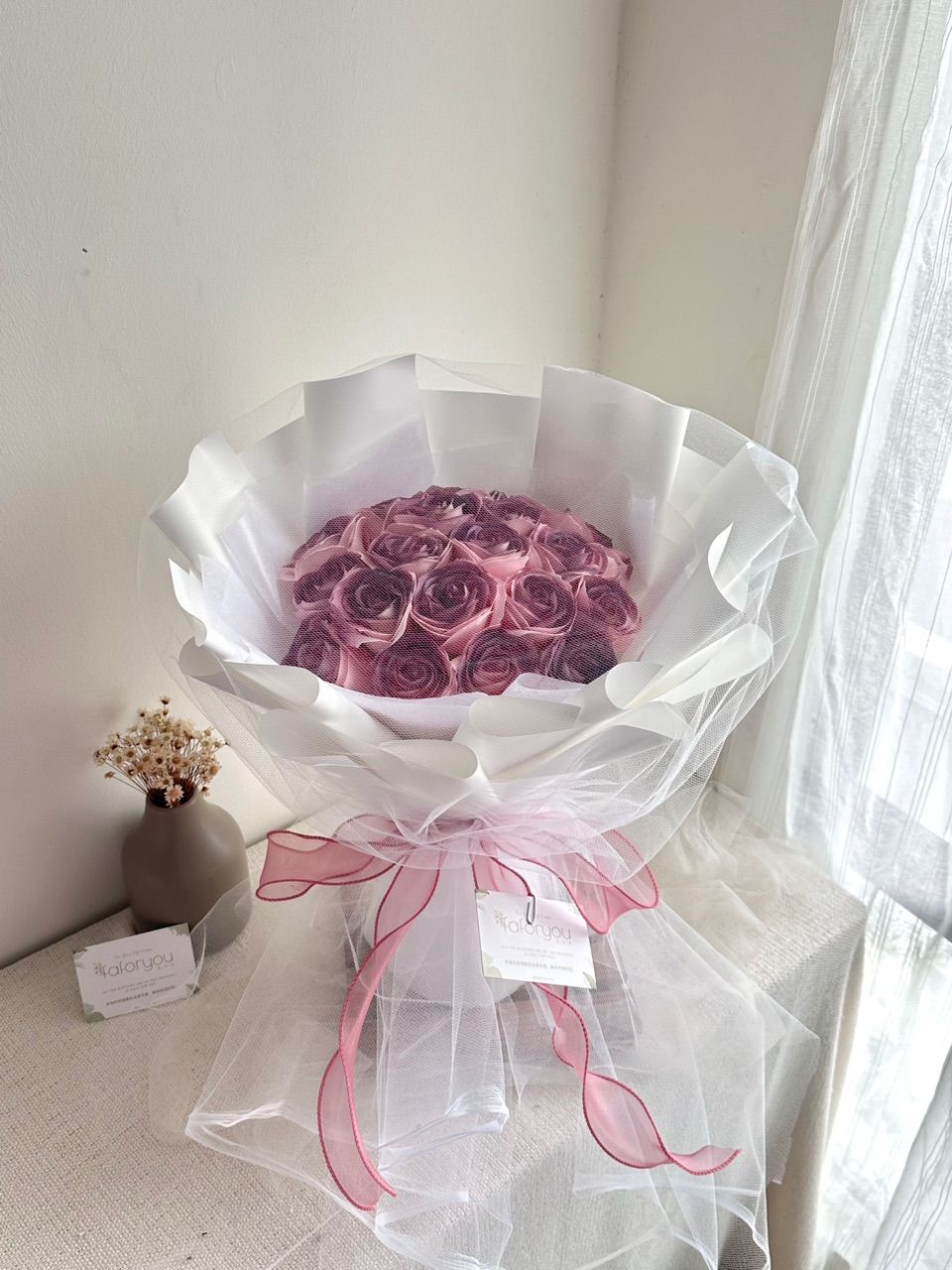 19 Stalk Soap Rose Bouquet_0