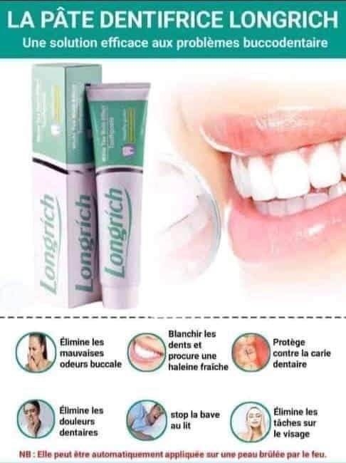 Pâte dentifrice de Longrich _2