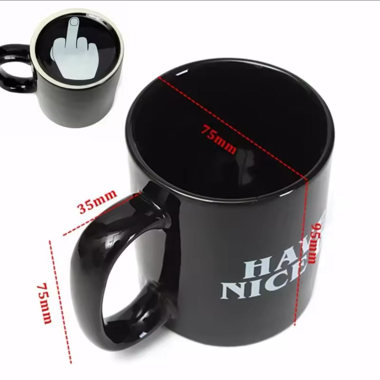 Mug "Have a Nice Day" – Un Message Amusant pour Éclairer Vos Matins !_2